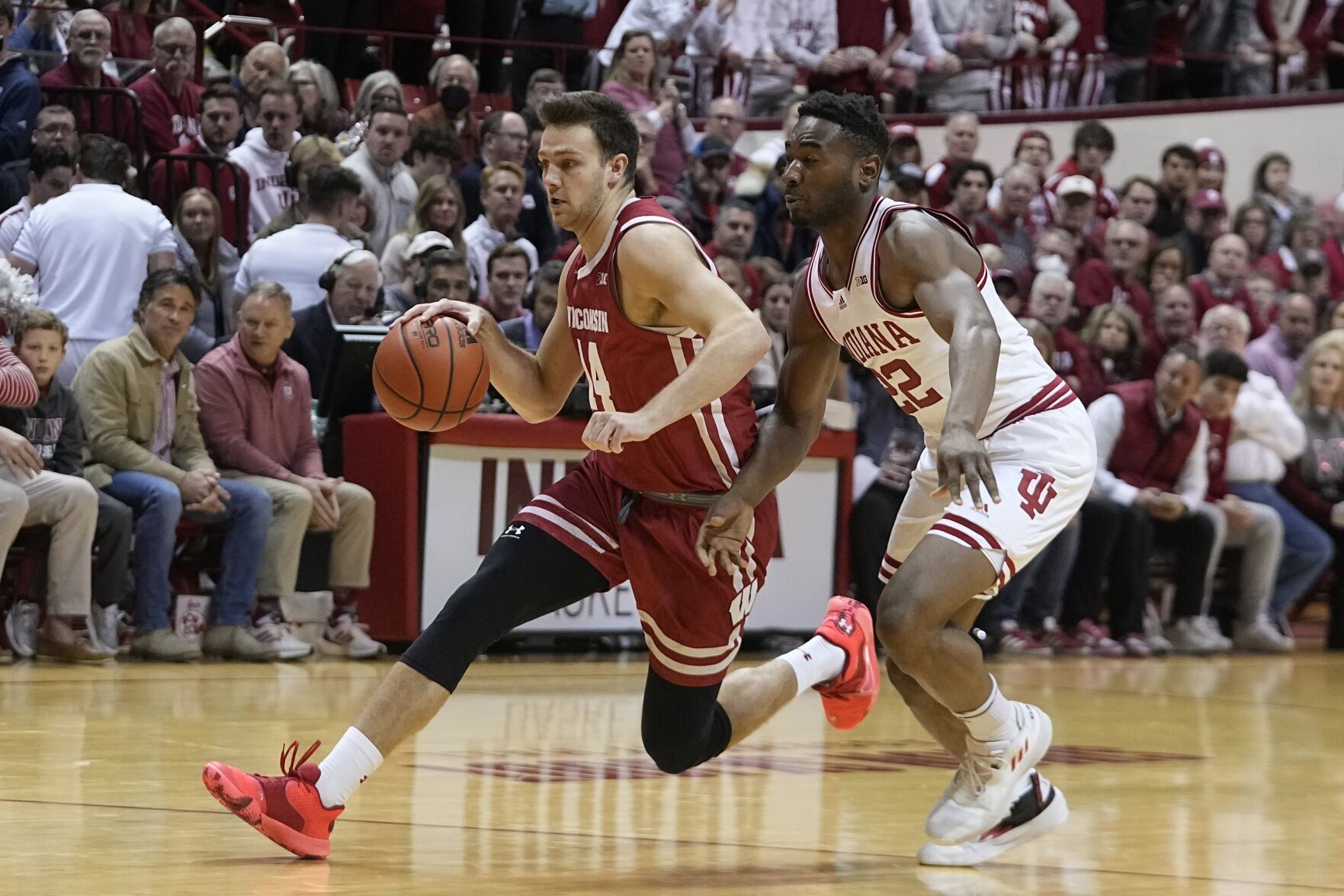 Wisconsin, Indiana
